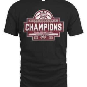 2026 MAC Tournament Champions UMass Minutemen Basketball T-Shirt Hoodie