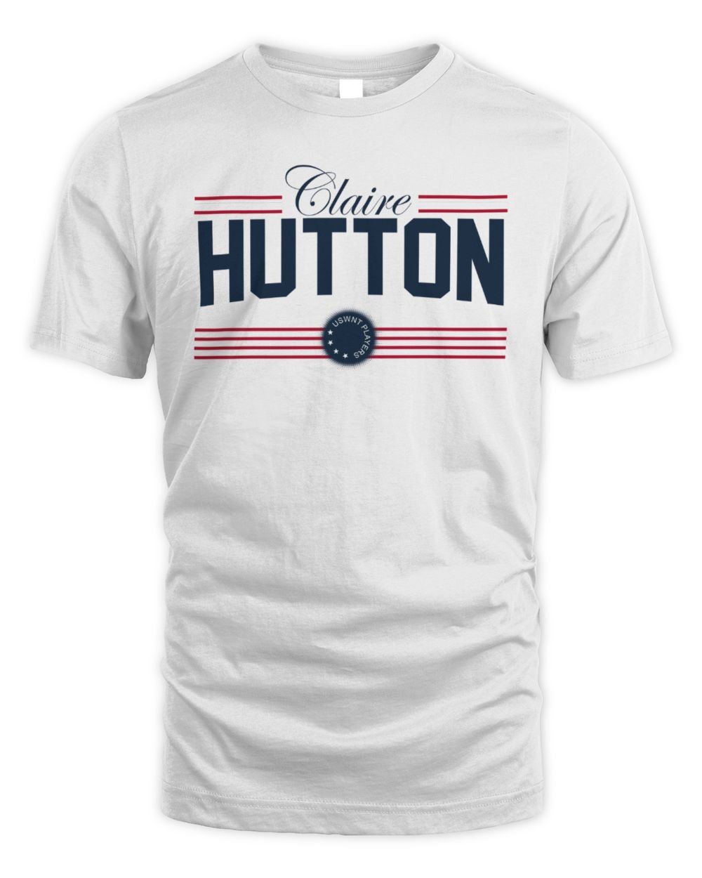 US Soccer Claire Hutton Stars and Stripes T Shirt