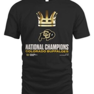 College Basketball Crown 2026 Colorado Buffaloes National Champions Hoodie