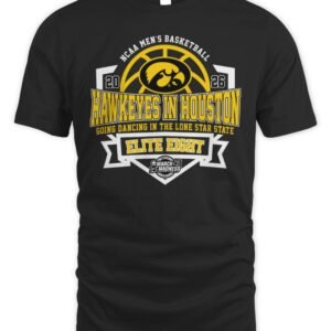 Iowa Hawkeyes 2026 Men's Basketball Elite 8 Bound T Shirt