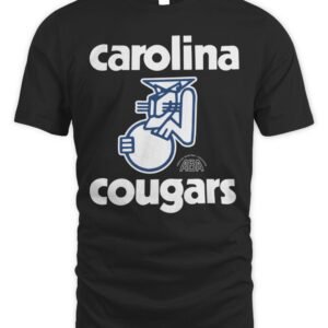 ABA Carolina Cougars Retro Logo T Shirt Hoodie