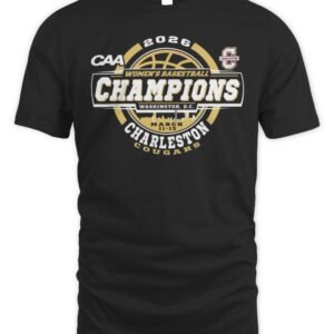 Charleston Cougars 2026 CAA Women's Basketball Tournament Champions T-Shirt