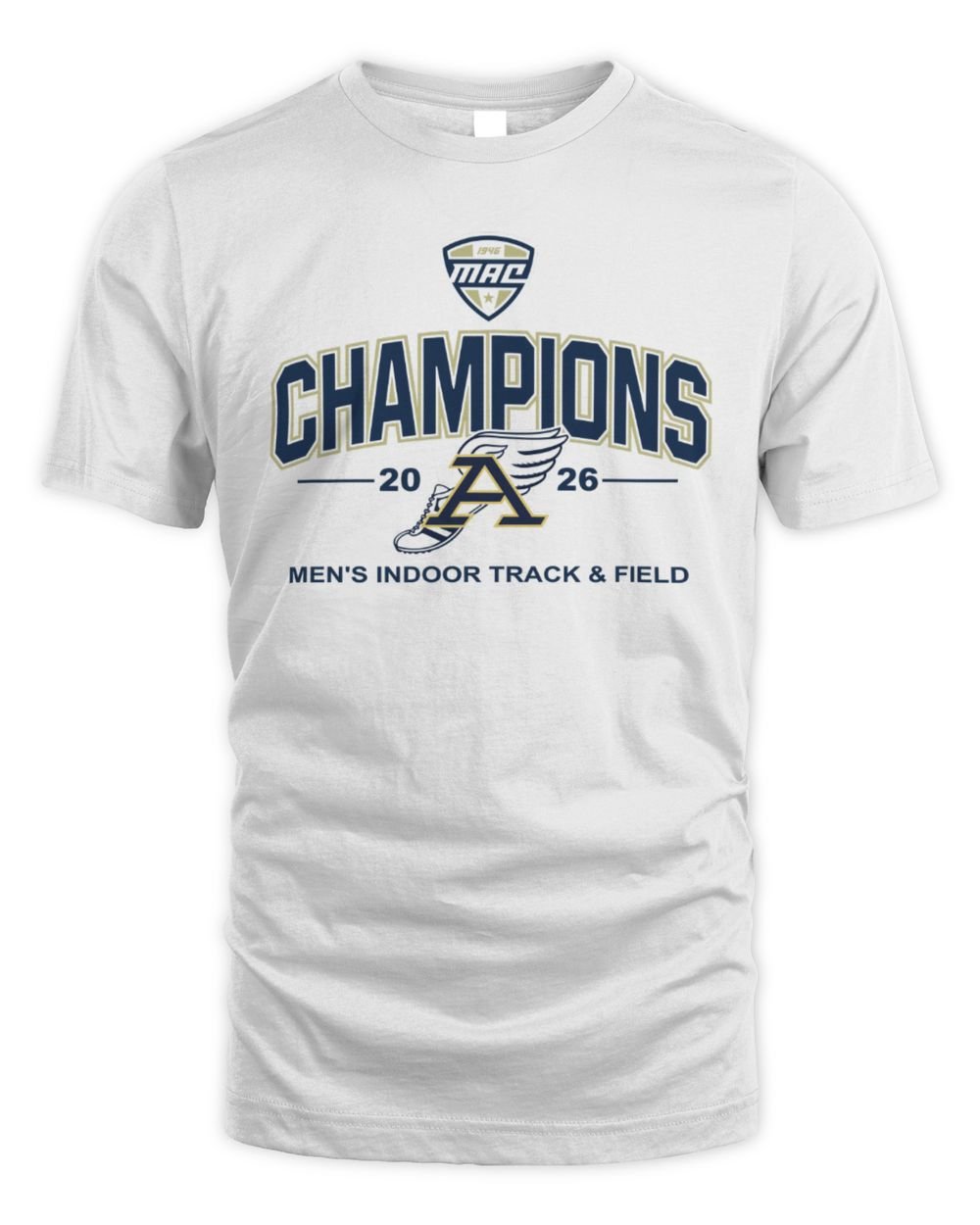 Akron Zips MAC 2026 Men's Indoor Track & Field Champions T Shirt Hoodie