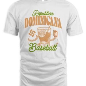 2026 World Baseball Classic Dominican Republic Baseball Morir Soñando Graphic T-Shirt