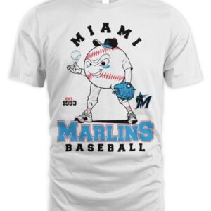 Miami Marlins Starter Baseball Character Hoodie