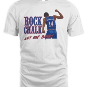 Melvin Council Jr Kansas Jayhawks Let Em' Bark T-Shirt