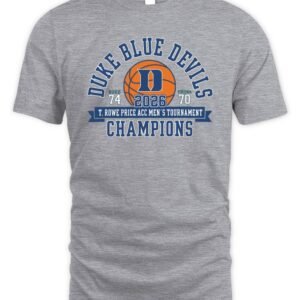 Duke Blue Devils Men's BBall 2026 ACC Champs Score Hoodie