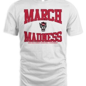 NC State Wolfpack WBB 2026 March Madness T Shirt