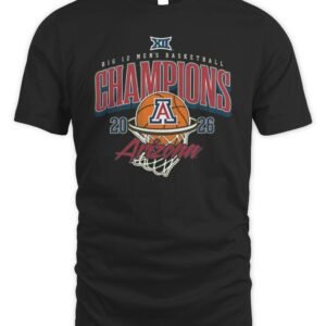 Arizona Men's Big 12 Tournament Champs 2026 Tee