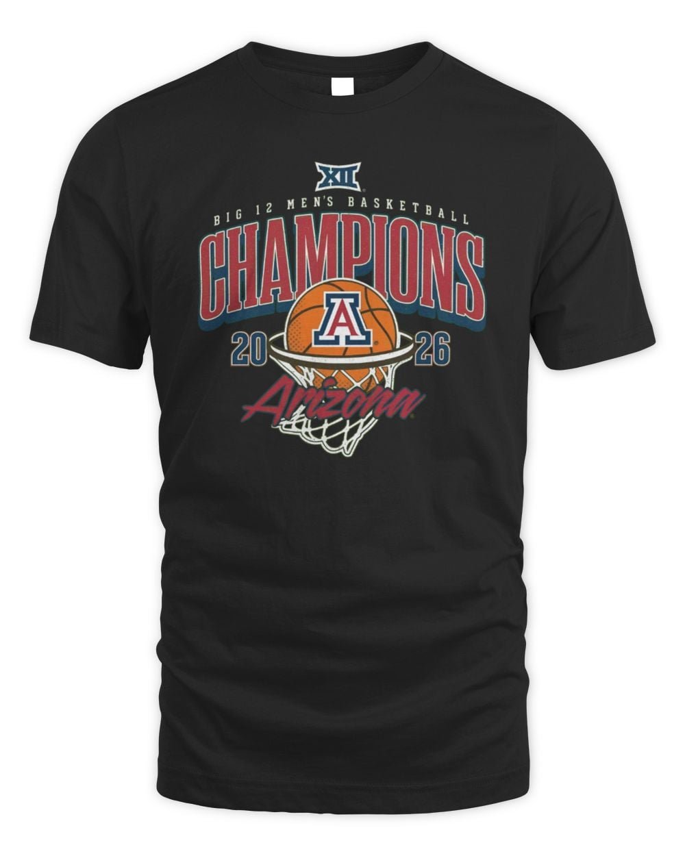 Arizona Men's Big 12 Tournament Champs 2026 Tee