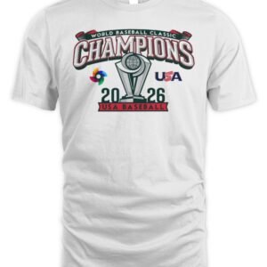 Team USA 2026 WBC Champions Locker Room Shirt USA Baseball World Baseball Classic Winner T-Shirt
