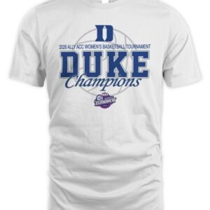 Duke Women's Basketball ACC 2026 Championship T Shirt