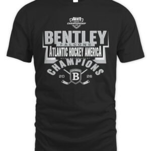 Bentley Falcons 2026 Atlantic Hockey America Champions T Shirt Hoodie