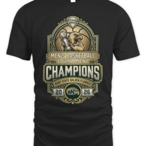 Kent State Golden Flashes 2026 MAC Men's Basketball T-Shirt