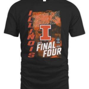 Illinois Fighting Illini 2026 NCAA Men's Basketball Tournament March Madness Final Four T-Shirt