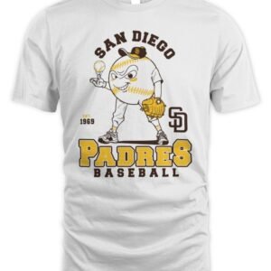 MLB San Diego Padres Starter Baseball Character T-Shirt Hoodie