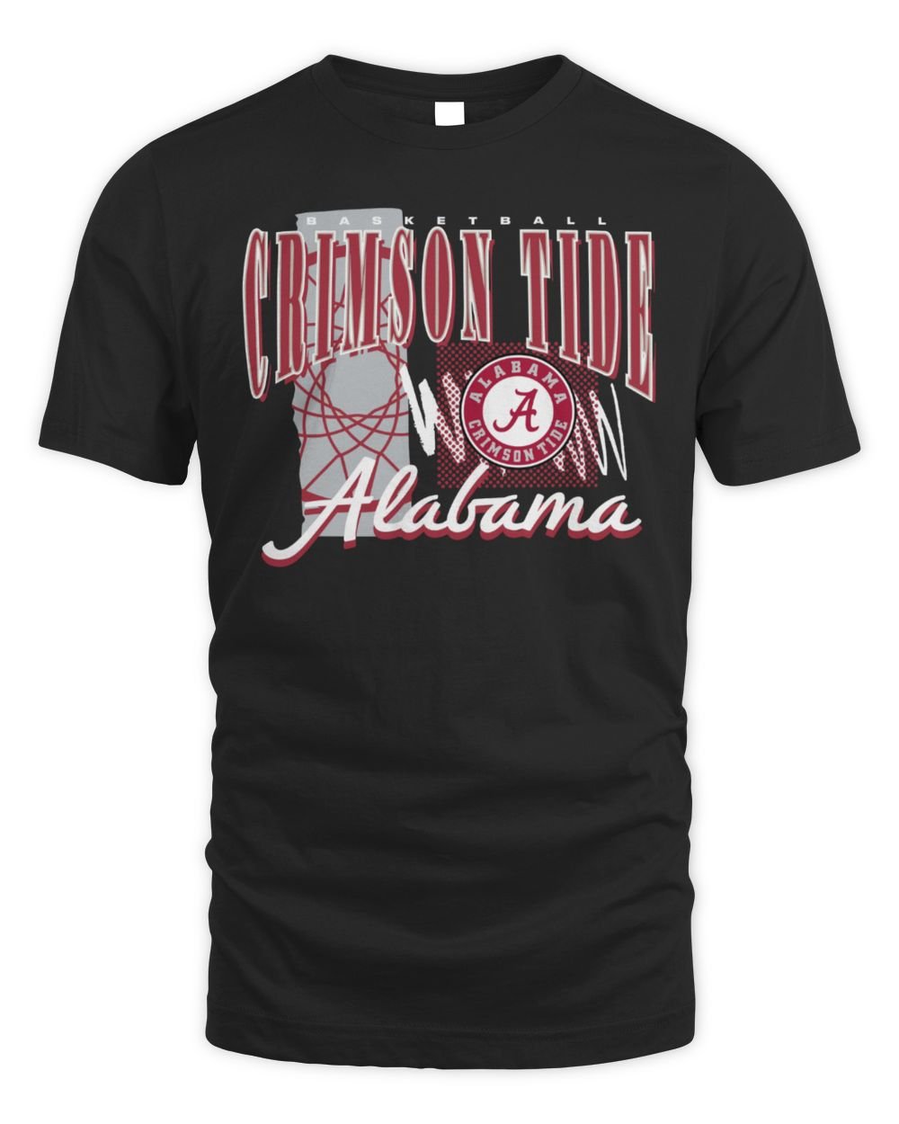 Alabama Crimson Tide Basketball Graphic Tri-Blend T-Shirt