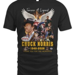 Chuck Norris Forever A Legend 1940-2026 T-Shirt Hoodie