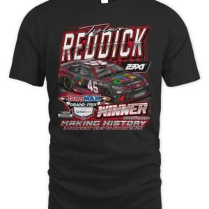 Tyler Reddick 23XI Racing Black 2026 DuraMax Texas Grand Prix Powered by RelaDyne Race Winner T-Shirt Hoodie