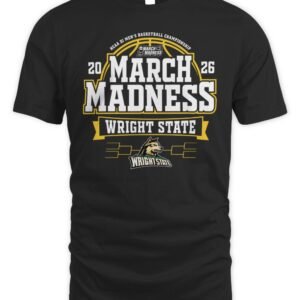 Wright State Raiders 2026 Men's Basketball March Madness Bound T Shirt Hoodie