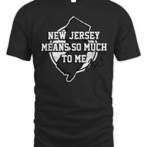 Jack Hughes New Jersey Means So Much To Me T Shirt