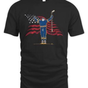 Buffalo Sabres Tage Thompson Stars & Stripes Superstar Pose T Shirt