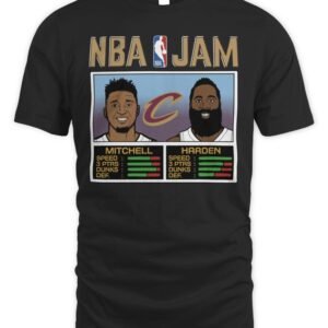 NBA Jam Cavs Mitchell And Harden Hoodie