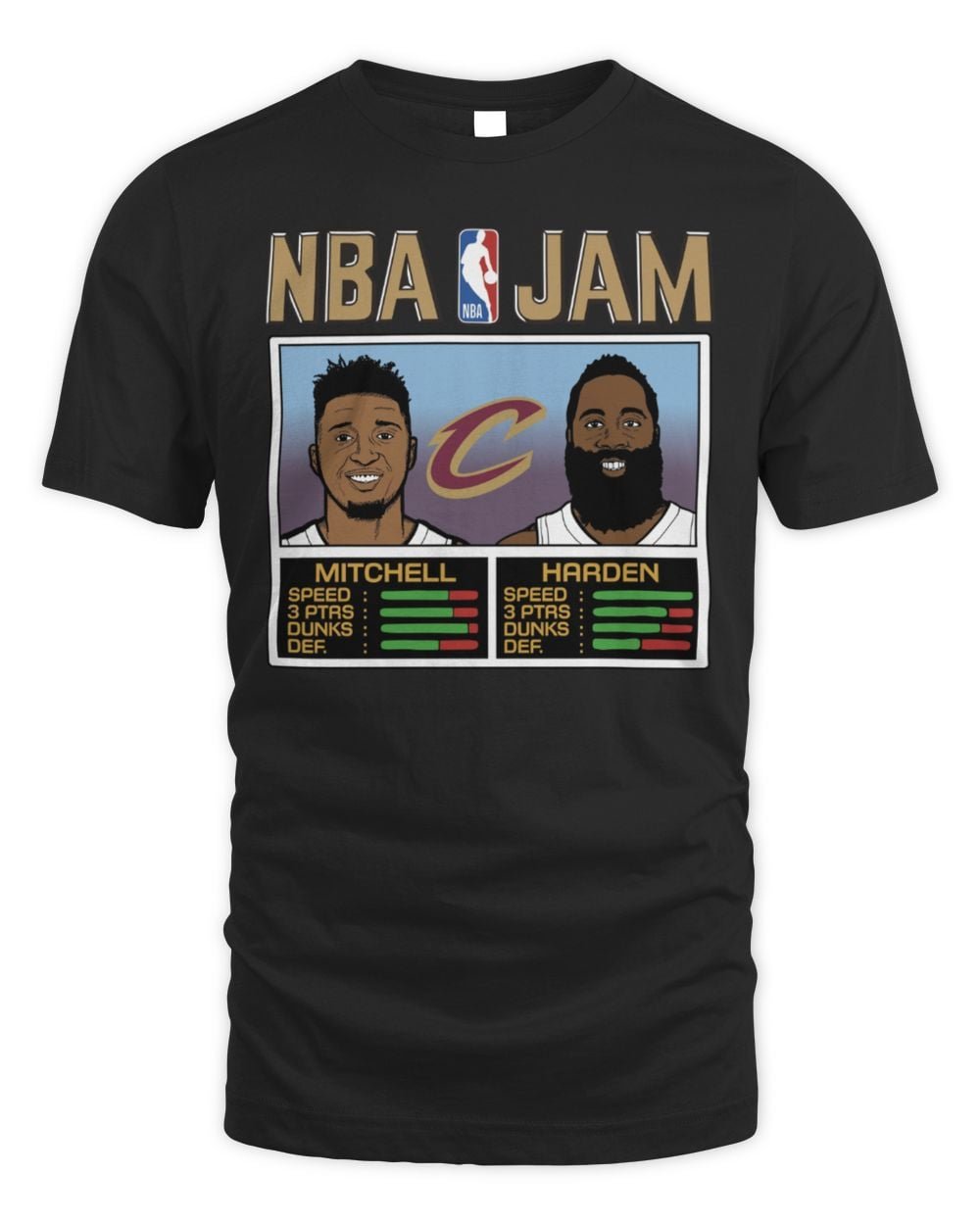 NBA Jam Cavs Mitchell And Harden Hoodie