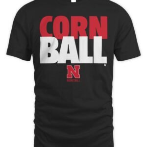 Nebraska Basketball Corn Ball T Shirt