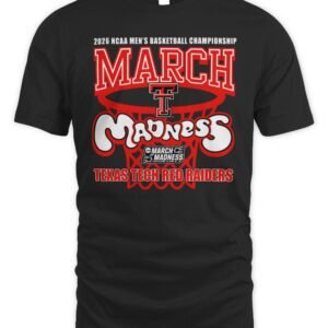 Texas Tech Red Raiders 2026 NCAA Men’s Basketball Championship March Madness Hoodie
