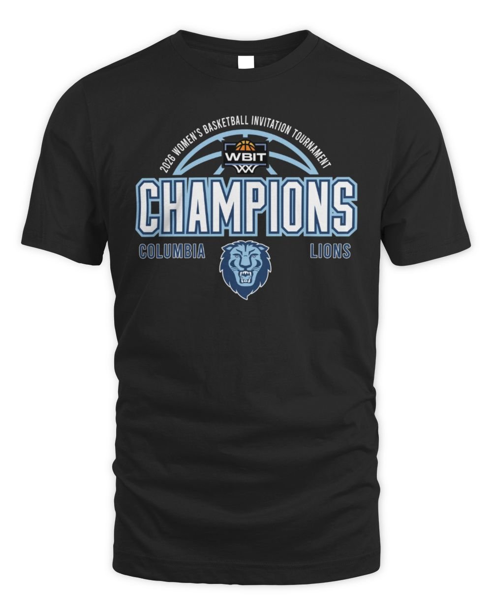 WBIT Women's Basketball Columbia Lions 2026 Champions T-Shirt Hoodie