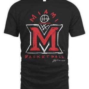 Miami Basketball Net T Shirt Hoodie
