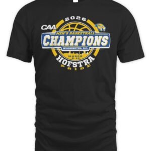 Hofstra University Pride 2026 CAA Men's Basketball Tournament Champions T-Shirt Hoodie