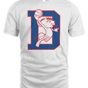 DePaul Blue Demons Basketball Retro Dunking Mascot T Shirt Hoodie
