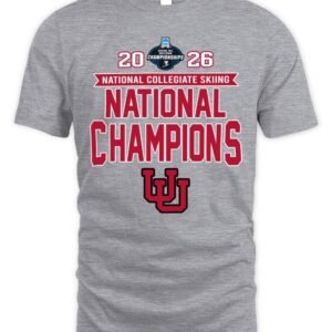 Utah Utes 2026 NCAA Skiing National Champions T-Shirt Hoodie