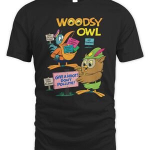 Woodsy Owl with Pelican T Shirt