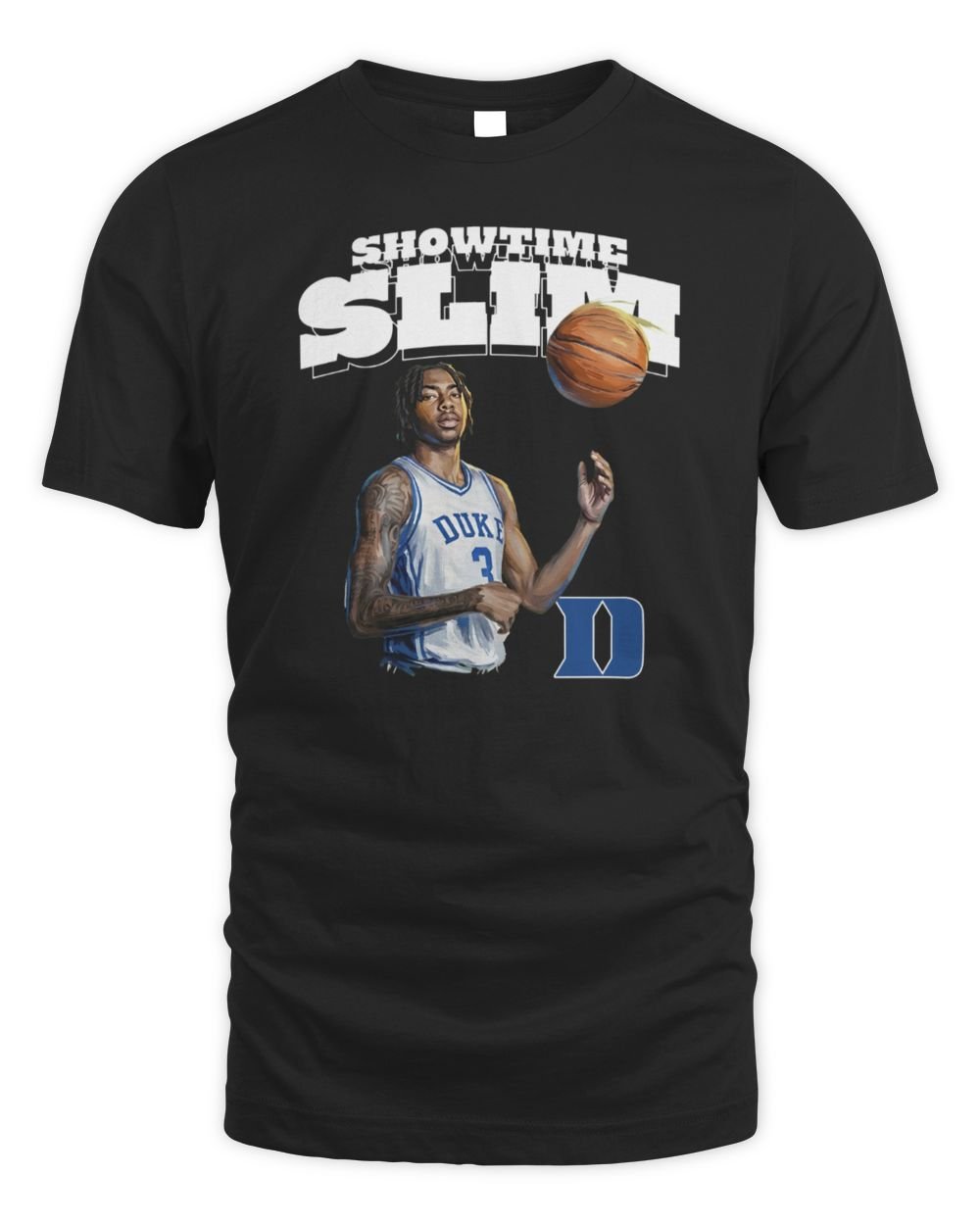 Isaiah Evans Duke Blue Devils MM26 Illustrated T Shirt