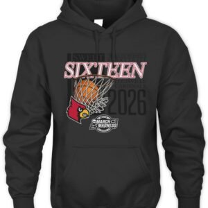 Louisville Cardinals Sweet Sixteen 2026 NCAA Division I Women's Basketball Regional Hoodie