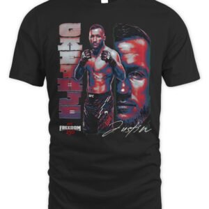 Justin Gaethje UFC Vertical Name T Shirt