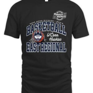 2026 NCAA Division I Men's Basketball UConn Huskies East Regional T Shirt