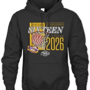 LSU Tigers Sweet Sixteen 2026 NCAA Division I Women's Basketball Regional Hoodie