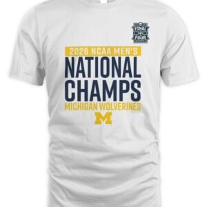 Michigan Wolverines Men's Basketball National Champions Celebration T-Shirt