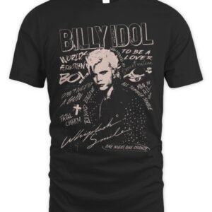 Billy Idol Whiplash Smile Punk T-Shirt