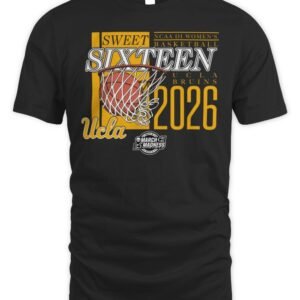 UCLA Bruins Sweet Sixteen 2026 NCAA Division I Women's Basketball Regional T Shirt