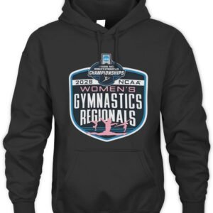 National Collegiate Women's Gymnastics Regionals Champion Logo Hoodie