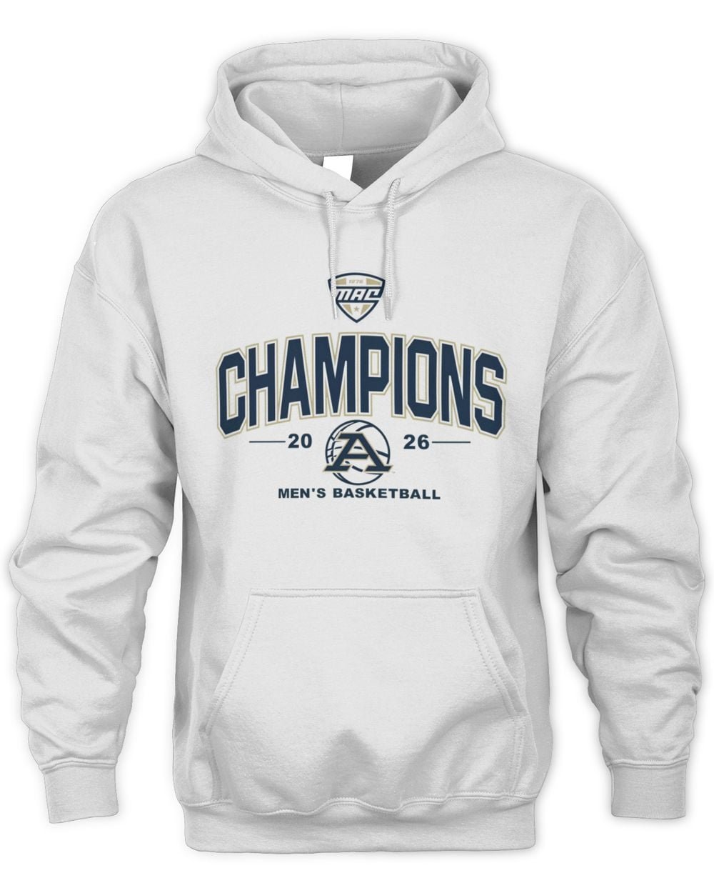 Akron Zips MAC 2026 Men's Basketball Champions T Shirt Hoodie