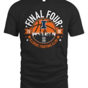 Illinois Fighting Illini MBB 2026 Final Four T Shirt