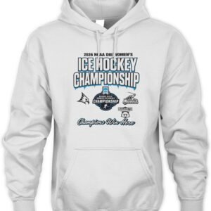 NCAA Division III Women's Ice Hockey Championship Win Here 2026 Hoodie