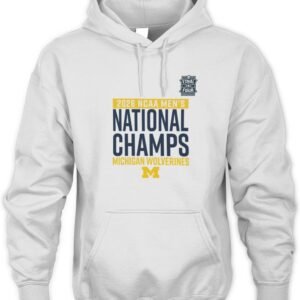 Michigan Wolverines Men's Basketball National Champions Celebration T-Shirt Hoodie