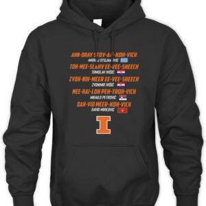Illinois Fighting Illini Rally NIL One-Off Short T Shirt Hoodie